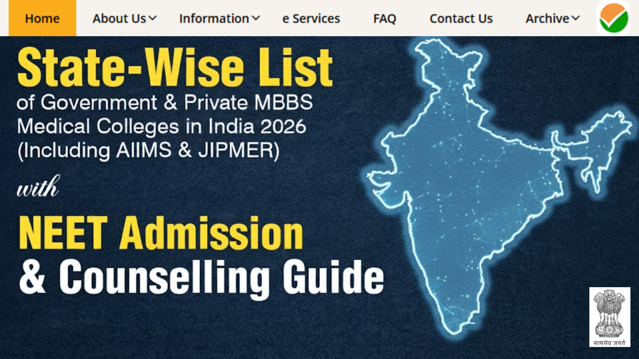 State Wise Counselling List